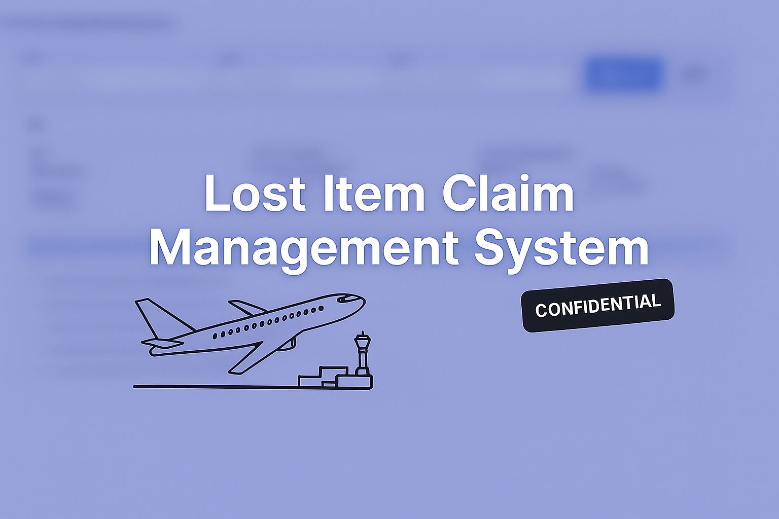 Airport Lost & Found Item Management System